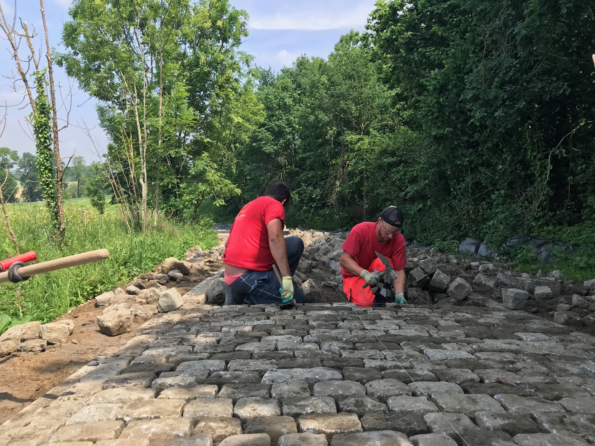 Berg Tenhoute vandaag officieel ingefietst NVA Maarkedal